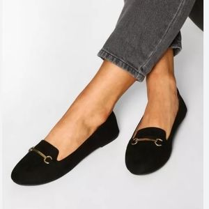 Loafers with gold detail Size 7.5